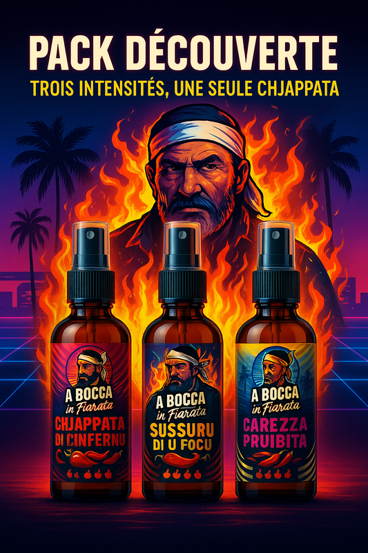 Pack Découverte – Les 3 Chjappate 30ml